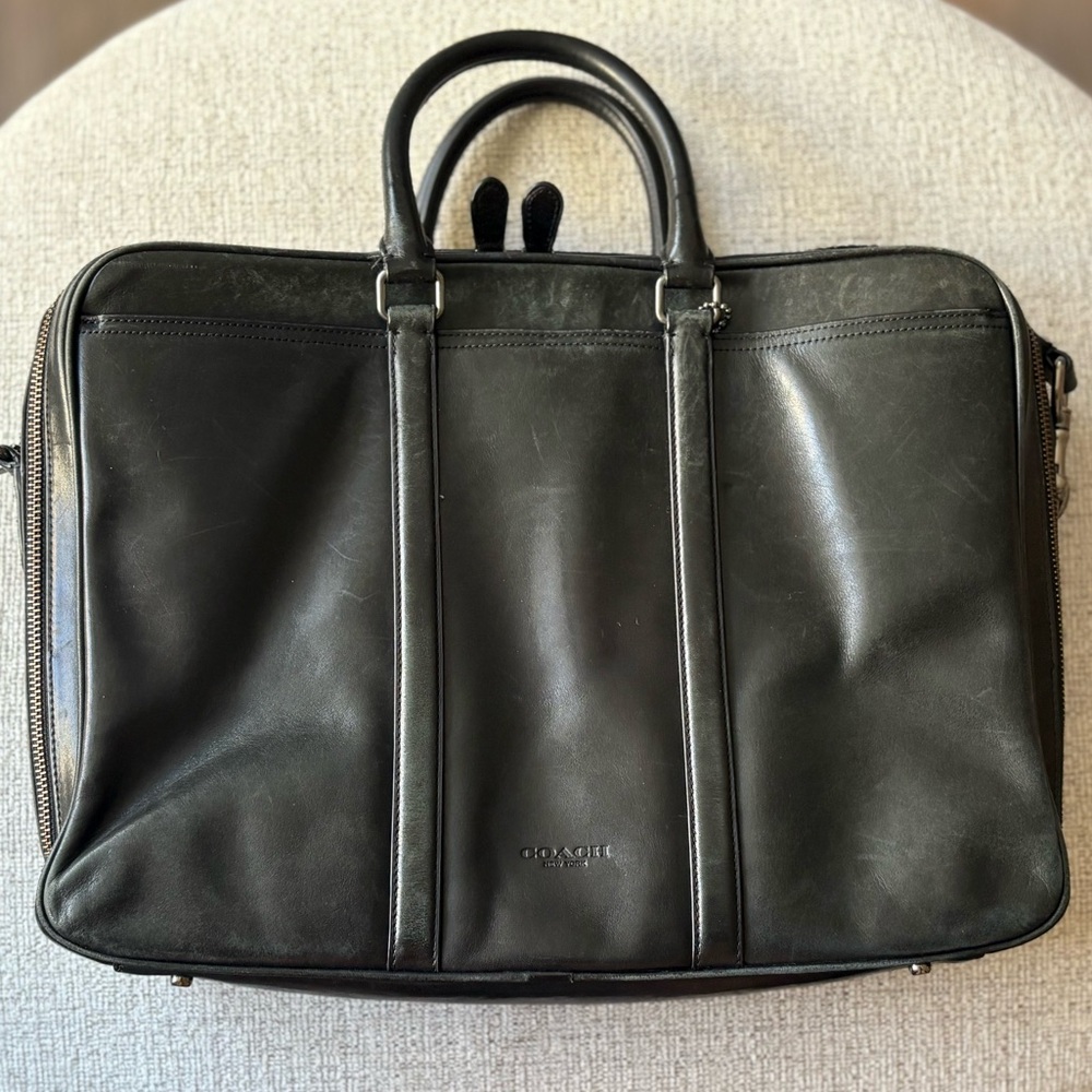 Coach Metropolitan Commuter Leather Bag - Picture 4 of 9